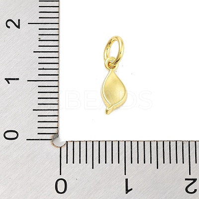 Real 18K Gold Plated Rack Plating Brass Enamel Charms KK-M293-25G-01-1