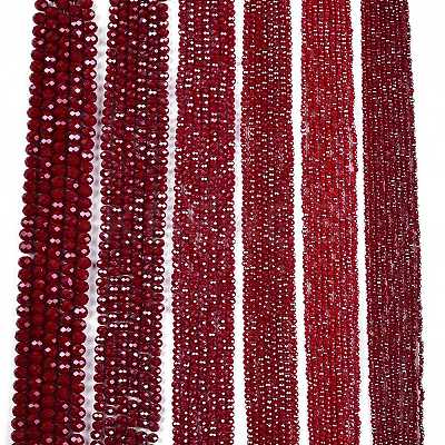 Electroplate Glass Beads Strands EGLA-A044-P2mm-A02-1