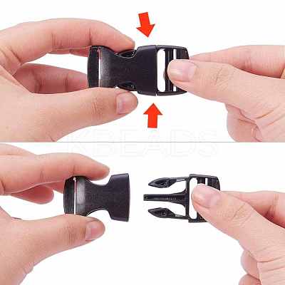 POM Plastic Side Release Buckles KY-MSMC001-03-1