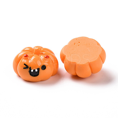 Halloween Opaque Resin Cabochons RESI-D063-15A-1