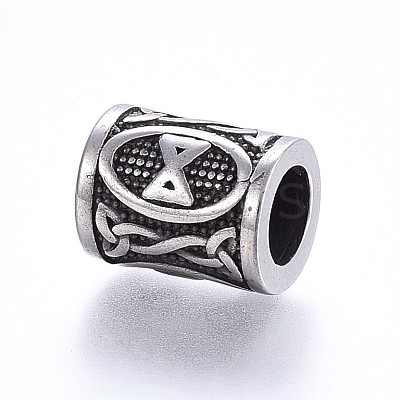 304 Stainless Steel Beads STAS-H460-01AS-12-1