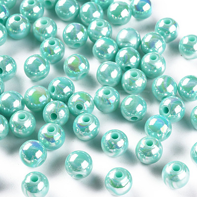 Opaque Acrylic Beads MACR-S370-D8mm-SS2107-1