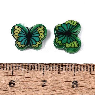 Printed Natural Freshwater Shell Beads SHEL-Q029-11E-1