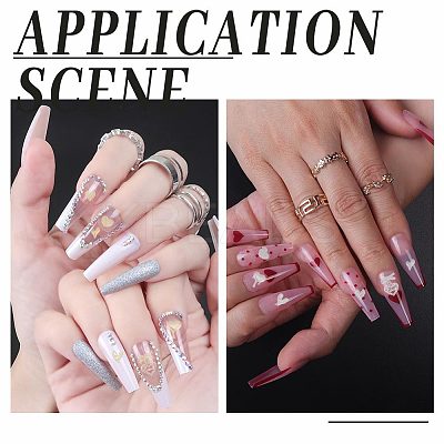 48Pcs 12 Style Alloy Cabochons MRMJ-AR0001-21-1