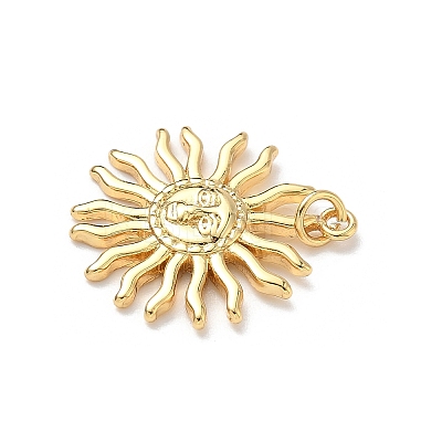 Brass Pendants KK-P330-02B-G-1