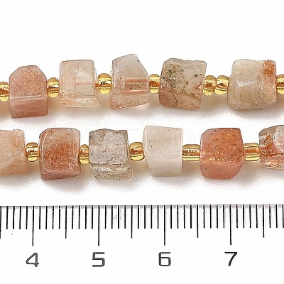 Natural Arusha Sunstone Beads Strands G-G053-B16-02-1