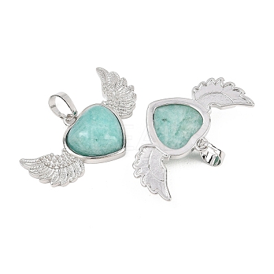 Natural Amazonite Pendants G-A315-04A-P-1