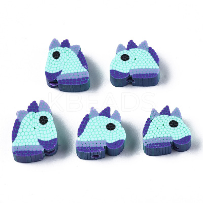 Handmade Polymer Clay Beads CLAY-N008-021A-1