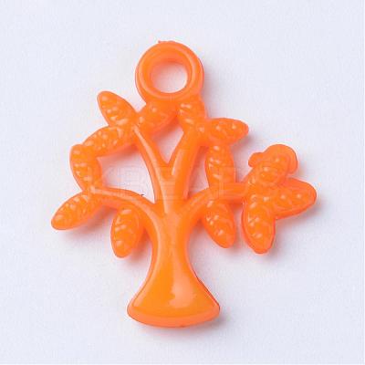 Opaque Acrylic Pendants SACR-S202-22-1