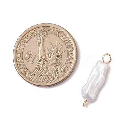 Natural Keshi Pearl Connector Charms PALLOY-JF04238-02-1