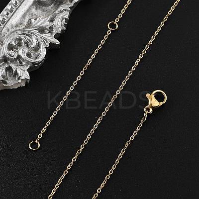 304 Stainless Steel Necklace MAK-F033-01G-1