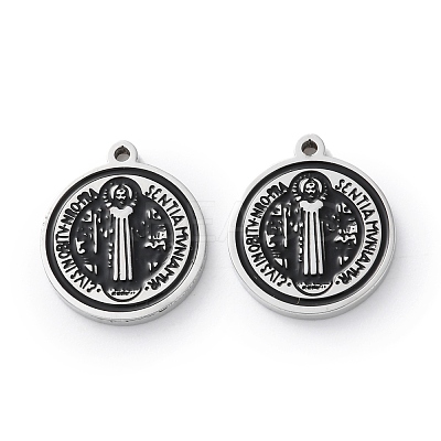 304 Stainless Steel Enamel Charms STAS-M102-19P-04-1