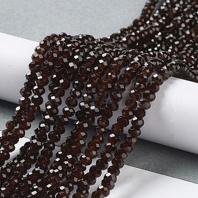 Baking Paint Imitation Jade Glass Bead Strands DGLA-A034-J4MM-A11-1