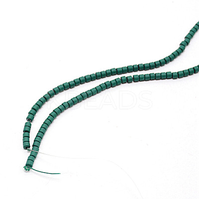 Non-magnetic Synthetic Hematite Beads Strands G-WH0018-01J-1