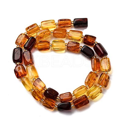 Gradient Color Natural Amber Beads Strands G-F803-D01-02-1