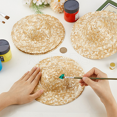 Doll Straw Hat DIY-WH0504-827D-1