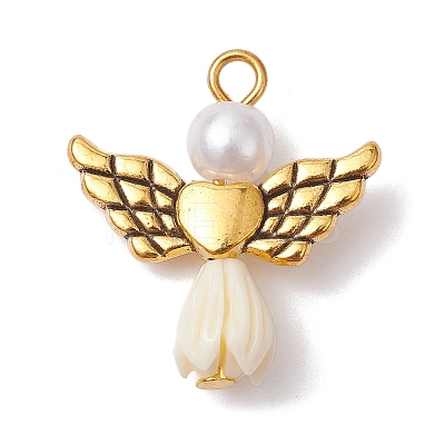 Angel Resin & Acrylic Pendants PALLOY-JF02565-03S-1