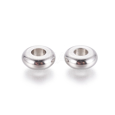Tarnish Resistant 304 Stainless Steel Spacer Beads STAS-F205-02P-D-1