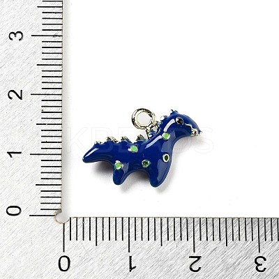 Alloy Enamel Pendants ENAM-H043-01G-11-1