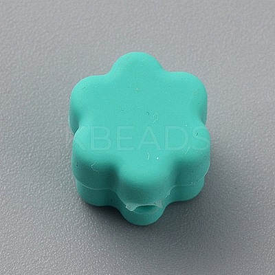 Flower Silicone Focal Beads SIL-TAC0008-10G-1