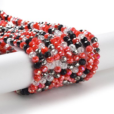 Glass Beads Strands LS-EGLA-A034-M4mm-14-1