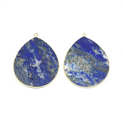 Dyed Natural Lapis Lazuli Pendants LS-G-E526-01E-1