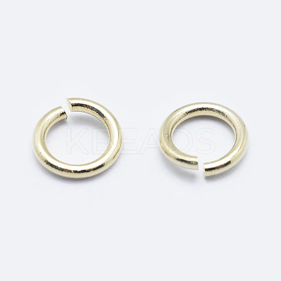 Brass Open Jump Rings LS-X-KK-G331-08-3x0.5-NF-1