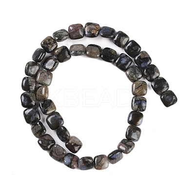 Natural Glaucophane Beads Strands G-C141-F01-01-1