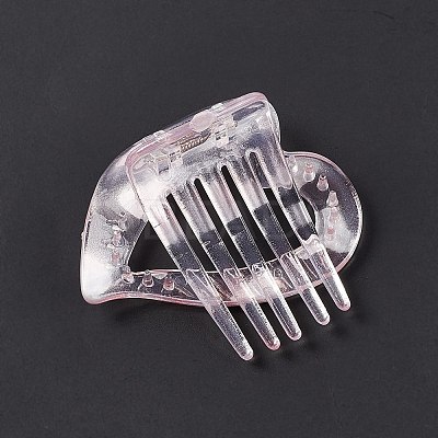 Heart Plastic Claw Hair Clips PHAR-F015-02B-1