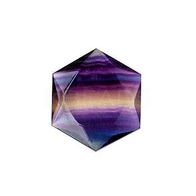 Natural Fluorite Healing Star of David Ornament PW-WG52742-03-1