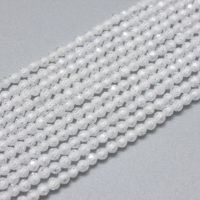 Cubic Zirconia Beads Strands G-G792-47-01A-1