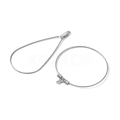 75Pcs 5 Styles 304 Stainless Steel Wire Pendants FIND-FS0002-25-1