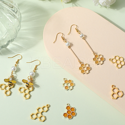 60Pcs 5 Style Alloy Pendants FIND-SC0005-93-1
