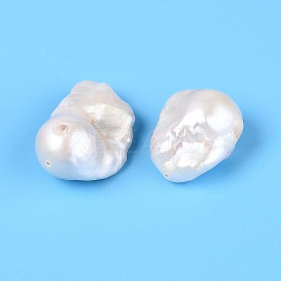 Natural Cultured Freshwater Baroque Style Keshi Pearl Beads LS-PEAR-N012-J21-01-1
