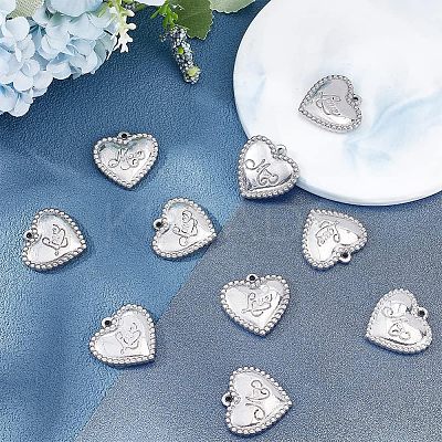 Mother's Day 304 Stainless Steel Pendants STAS-UN0039-84-1