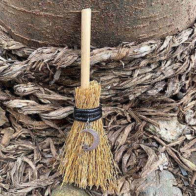 Halloween Theme Mini Witch Broom Party Decoration HAWE-PW0001-105C-1