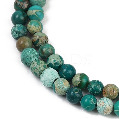Dyed Natural Regalite/Imperial Jasper/Sea Sediment Jasper Beads Strands G-B124-C04-07-1