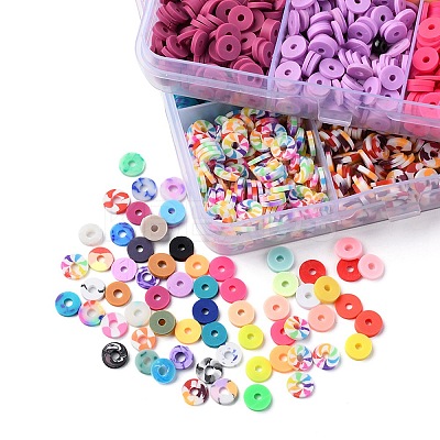 DIY Heishi Bracelet Necklace Making Kit DIY-YW0006-75-1