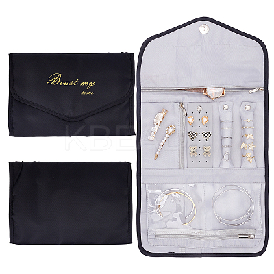 Nylon Envolope Travel Folding Jewelry Bag AJEW-WH0258-341-1