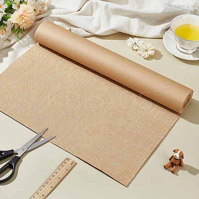Self Adhesion Imitation Linen Wallpaper Peel AJEW-WH0270-16G-1
