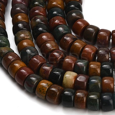 Natural Ocean Jasper Beads Strands GG-CBA792A-G04-4x7mm-1
