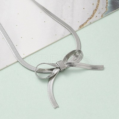 304 Stainless Steel Herringbone Chains Bracelets BJEW-C084-01P-1
