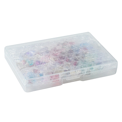 120Pcs 12 Style Transparent Glass Beads Sets GLAA-FS0001-69-1