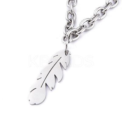 Non-Tarnish 304 Stainless Steel Double Layer Necklaces NJEW-M181-04P-1