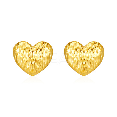 Stylish 304 Stainless Steel Heart Stud Earrings LS-TR6731-1