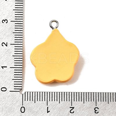 Christmas Opaque Resin Pendants FIND-I057-04P-03-1