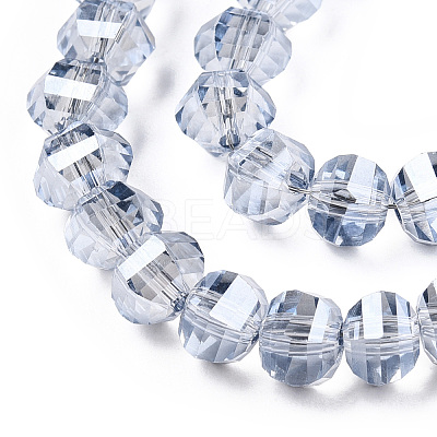 Electroplate Glass Beads Strands EGLA-Q094-A04-1