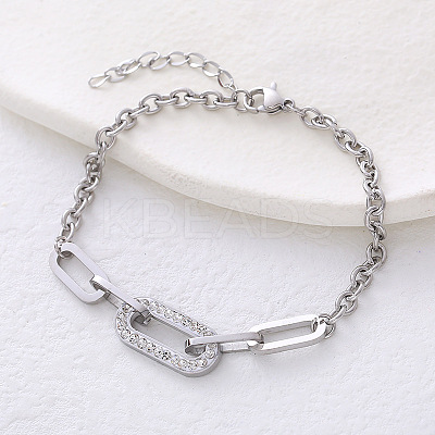 European Style Stainless Steel Chain Bracelets VB6385-1