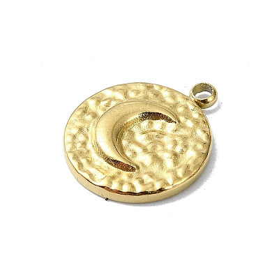 Ion Plating(IP) 304 Stainless Steel Pendants STAS-B058-19G-02-1