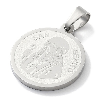 Religion 304 Stainless Steel Pendants STAS-Z098-32P-1